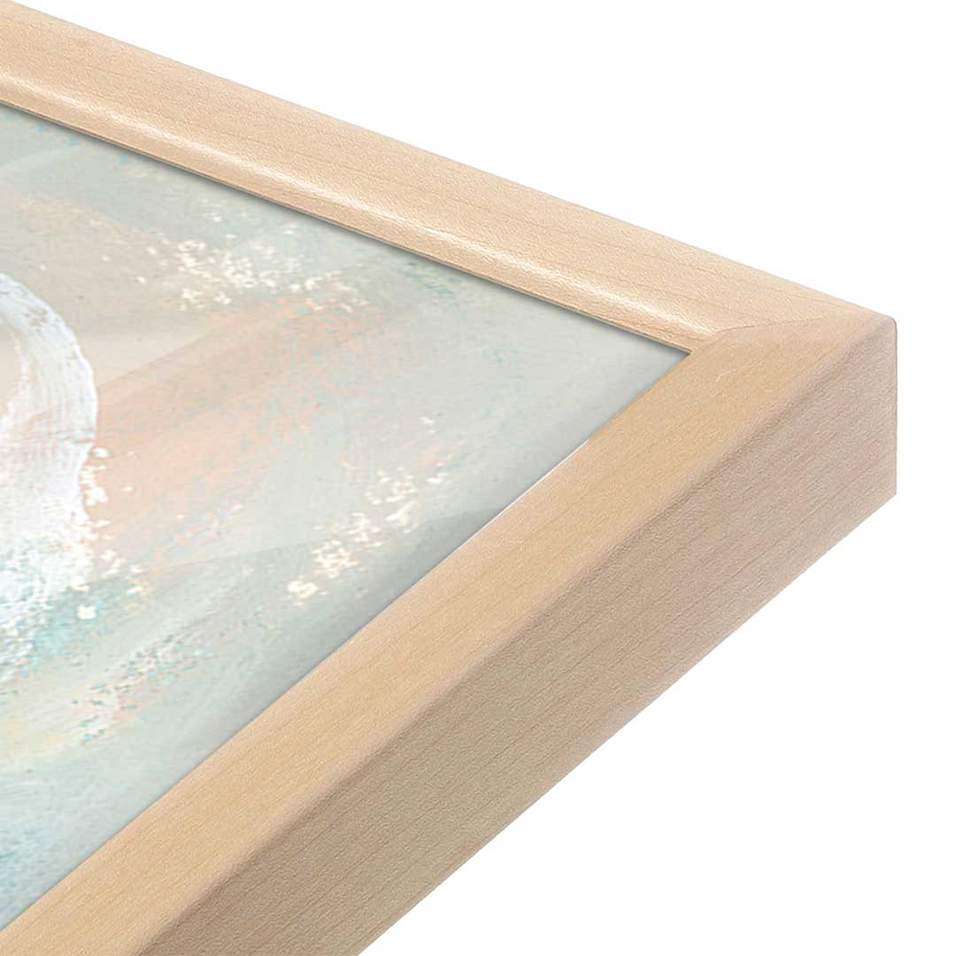 [Color:Raw Maple], Picture of art in a Raw Maple frame at an angle