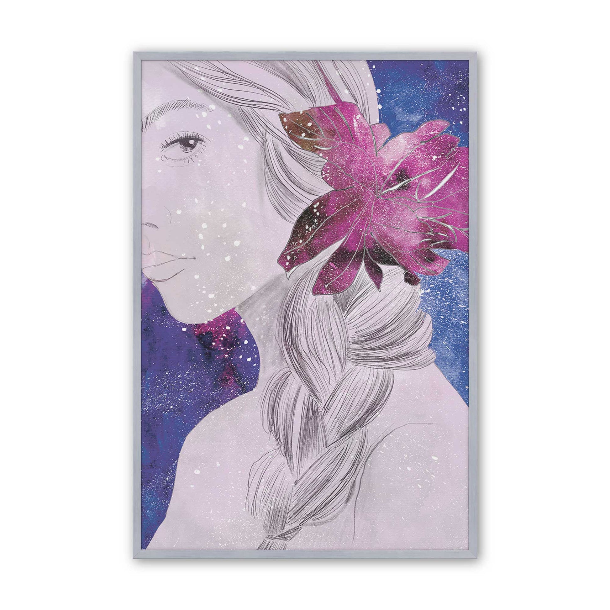 [Color:Polished Chrome], Picture of art in a Polished Chrome frame