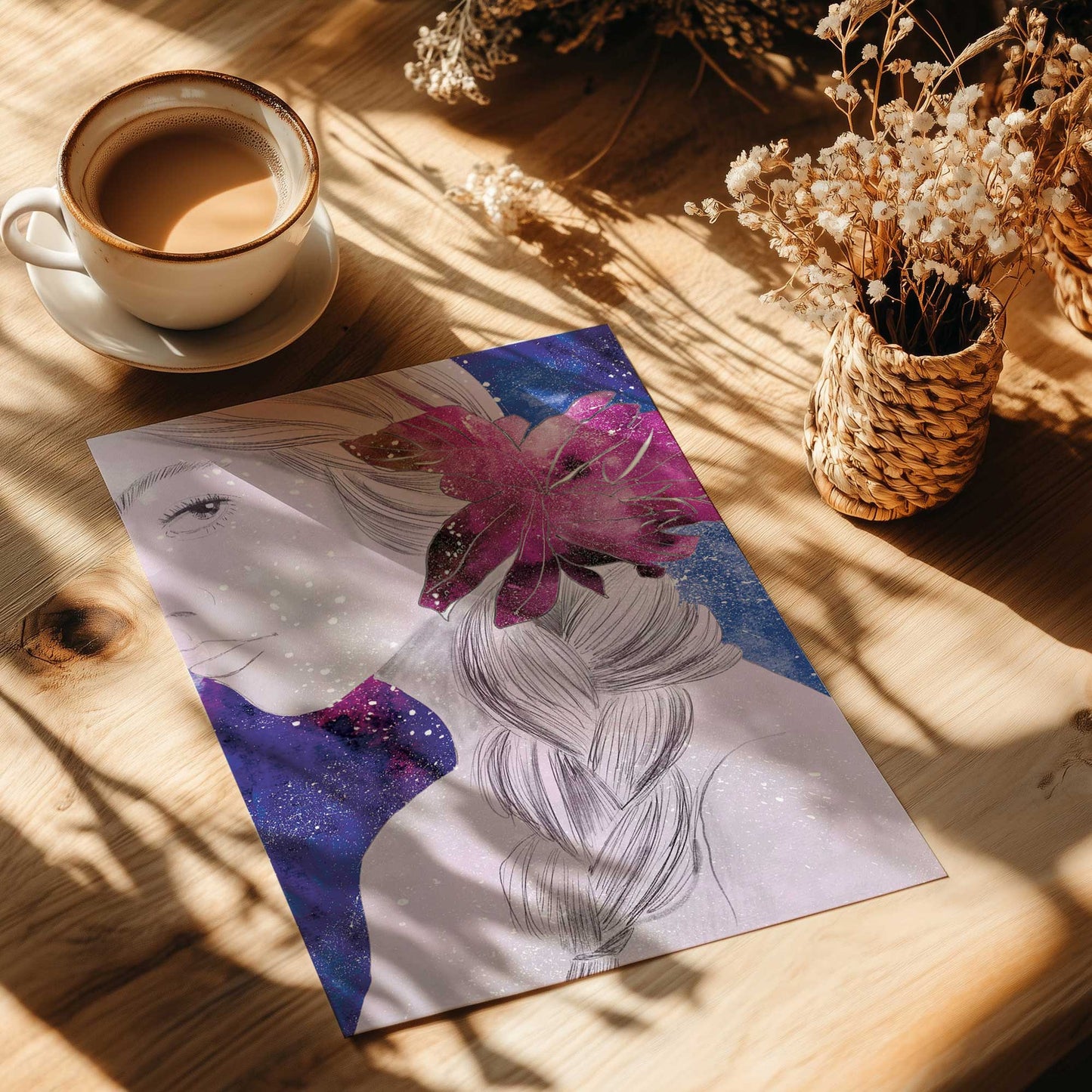 [Color:Rolled Print], Picture of close up of art