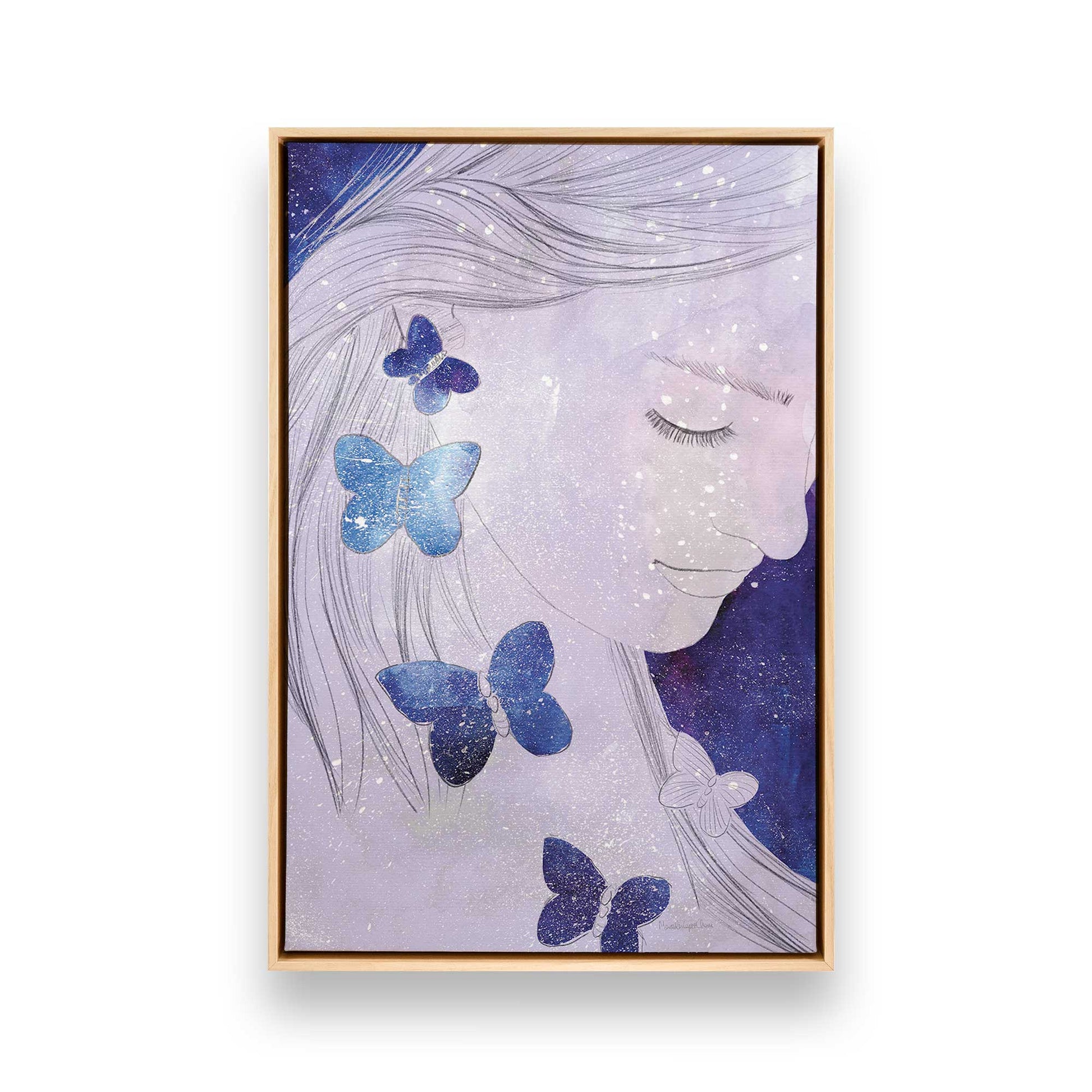 [Color:American Maple], Picture of art in a American Maple frame