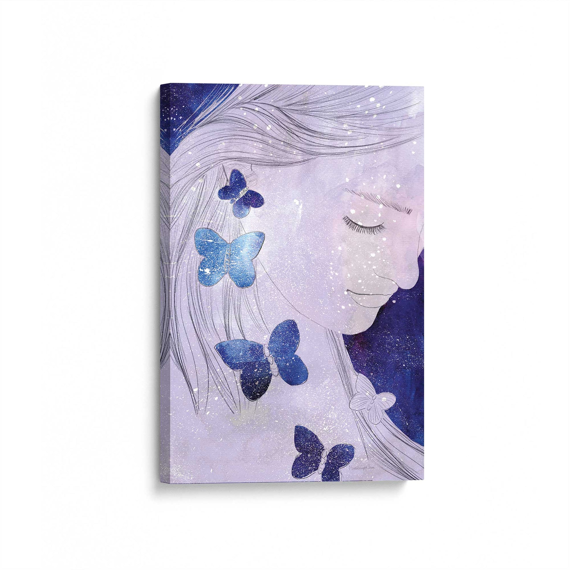 [Color:Stretched Canvas], Picture of art at an angle