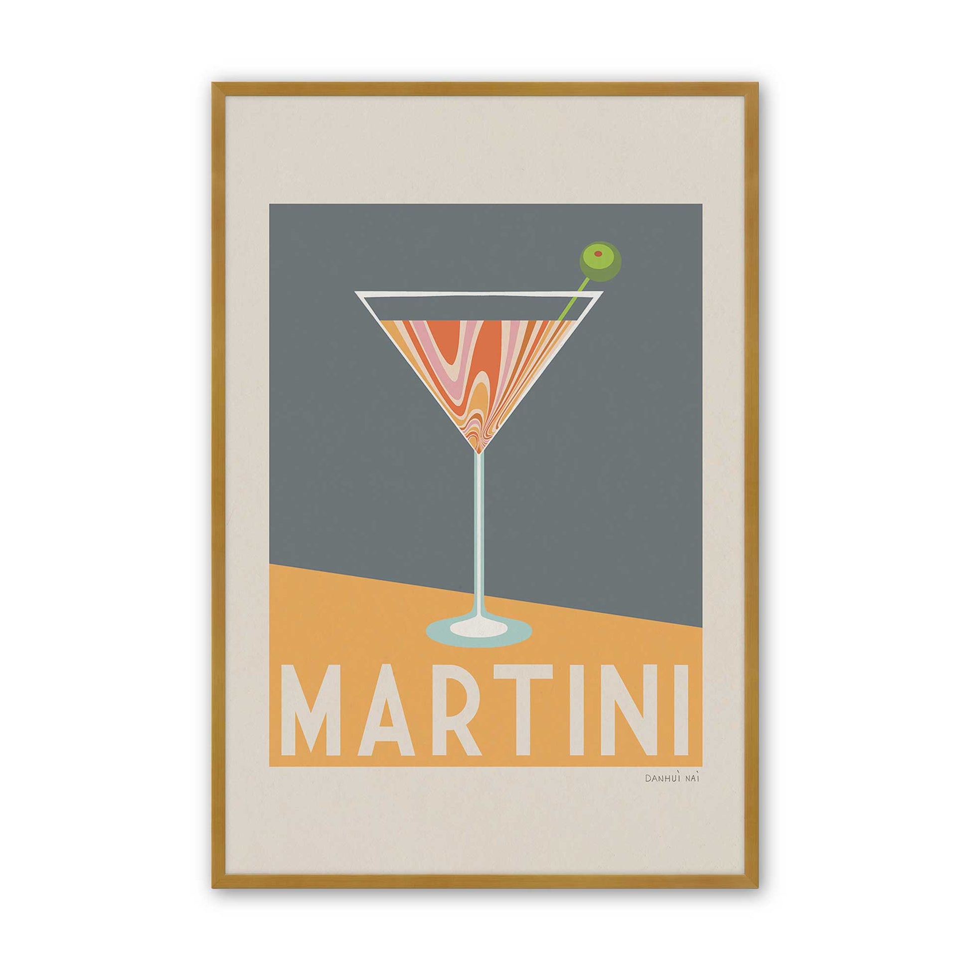 [Color:Polished Gold], Picture of art in a Polished Gold frame