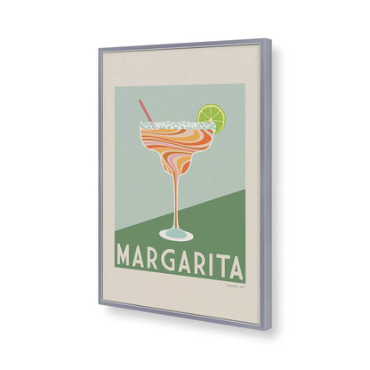 [Color:Polished Chrome], Picture of art in a Polished Chrome frame of the corner