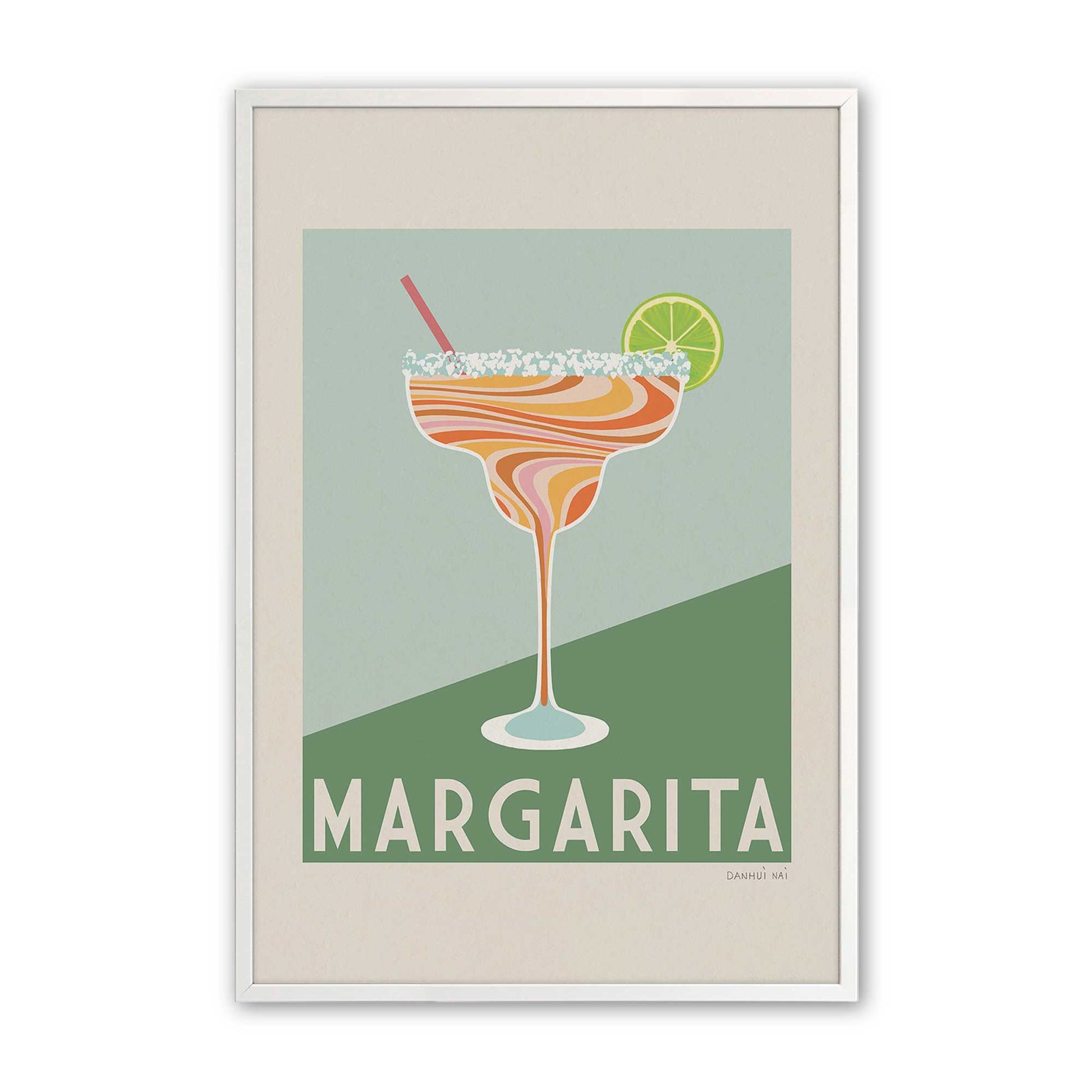 [Color:Opaque White], Picture of art in a Opaque White frame
