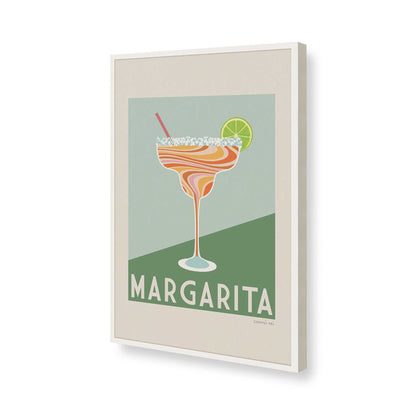 [Color:Opaque White], Picture of art in a Opaque White frame of the corner