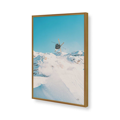 [Color:Polished Gold], Picture of art in a Polished Gold frame of the corner