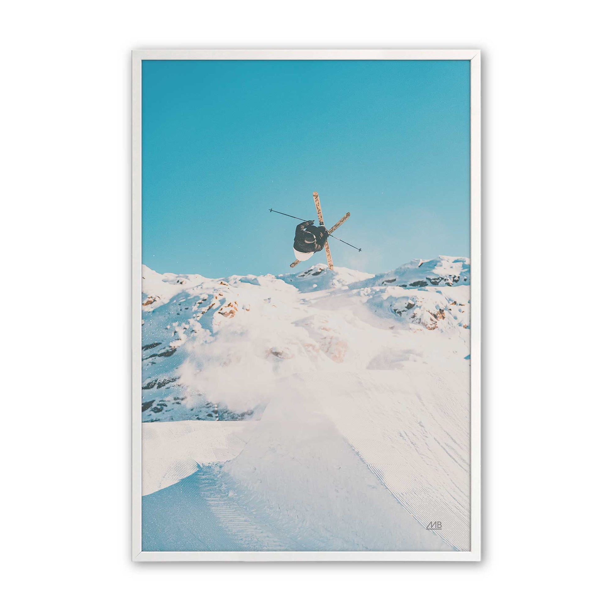 [Color:Opaque White], Picture of art in a Opaque White frame