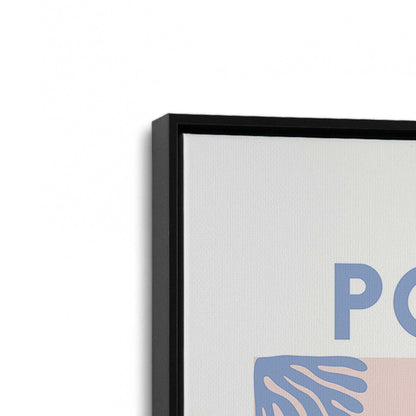 [Color:Satin Black], Picture of art in a Satin Black frame at an angle