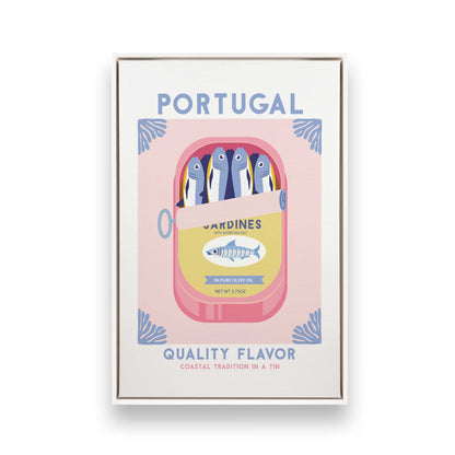[Color:Opaque White], Picture of art in a White frame