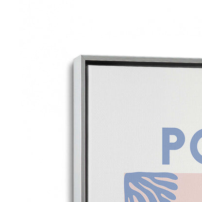 [Color:Polished Chrome], Picture of art in a Polished Chrome frame at an angle