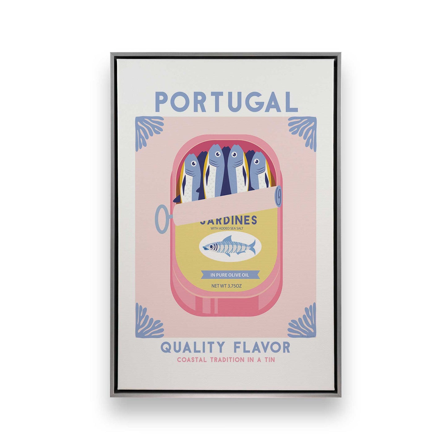 [Color:Polished Chrome], Picture of art in a Polished Chrome frame
