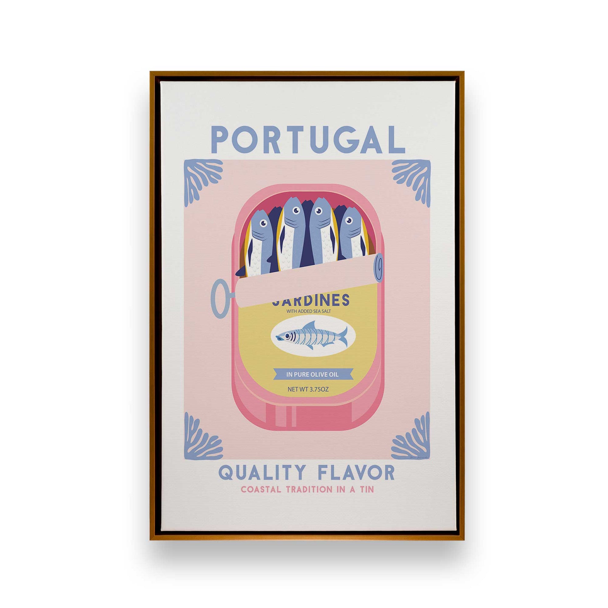 [Color:Polished Gold], Picture of art in a Polished Gold frame
