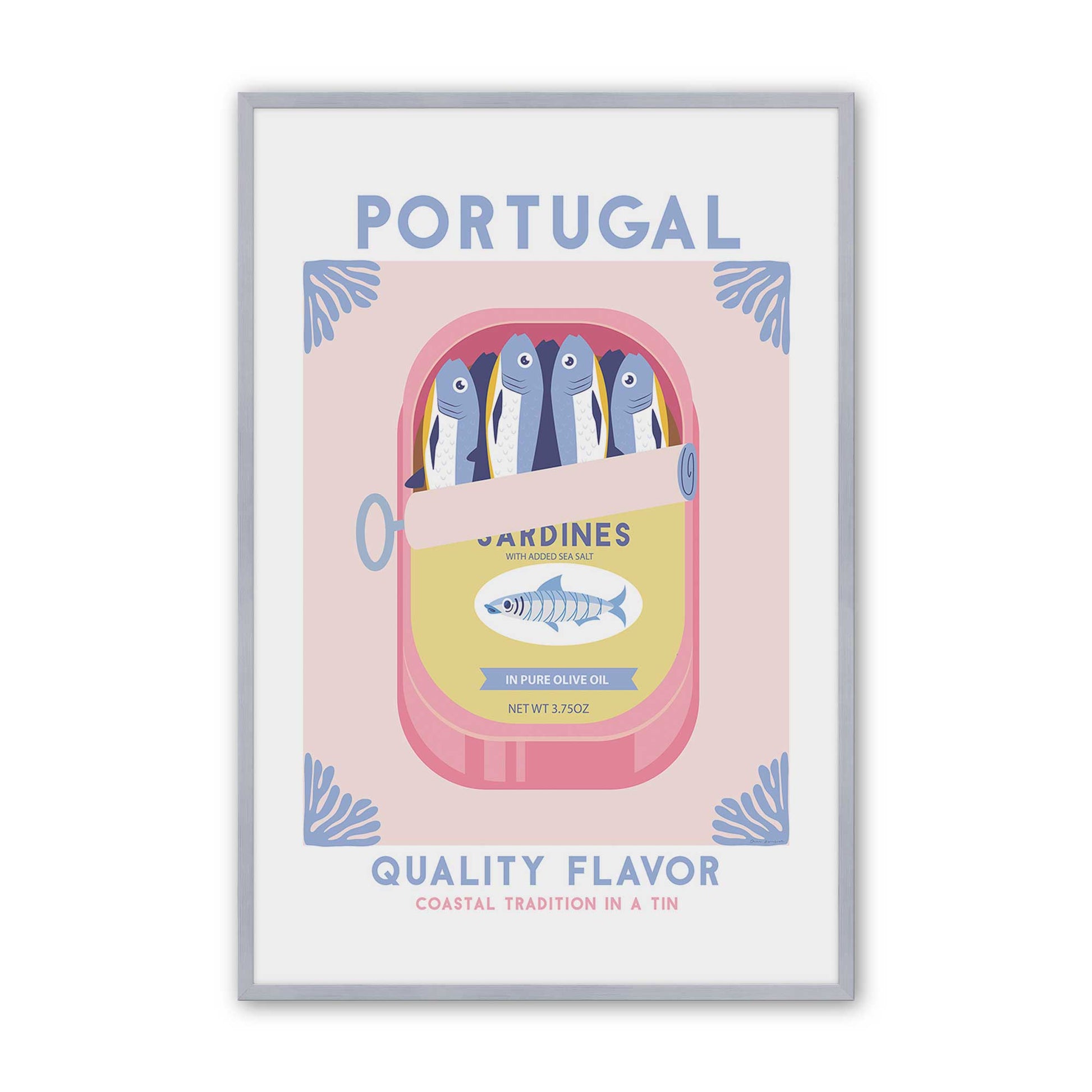 [Color:Polished Chrome], Picture of art in a Polished Chrome frame