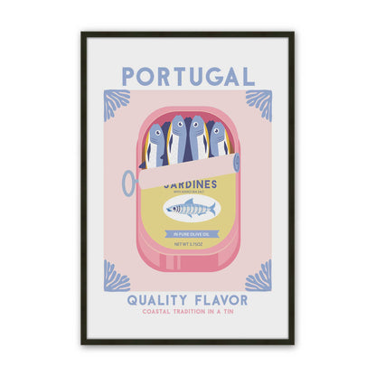 [Color:Satin Black], Picture of art in a Satin Black frame