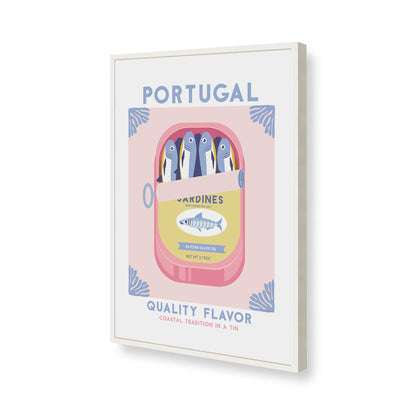 [Color:Opaque White], Picture of art in a Opaque White frame of the corner