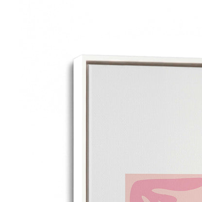 [Color:Opaque White], Picture of art in a White frame at an angle