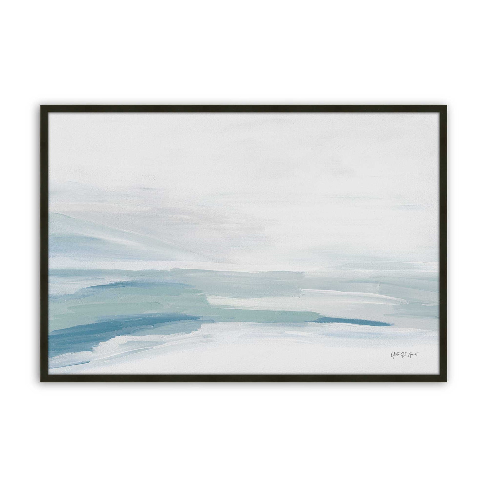 [Color:Satin Black], Picture of art in a Satin Black frame