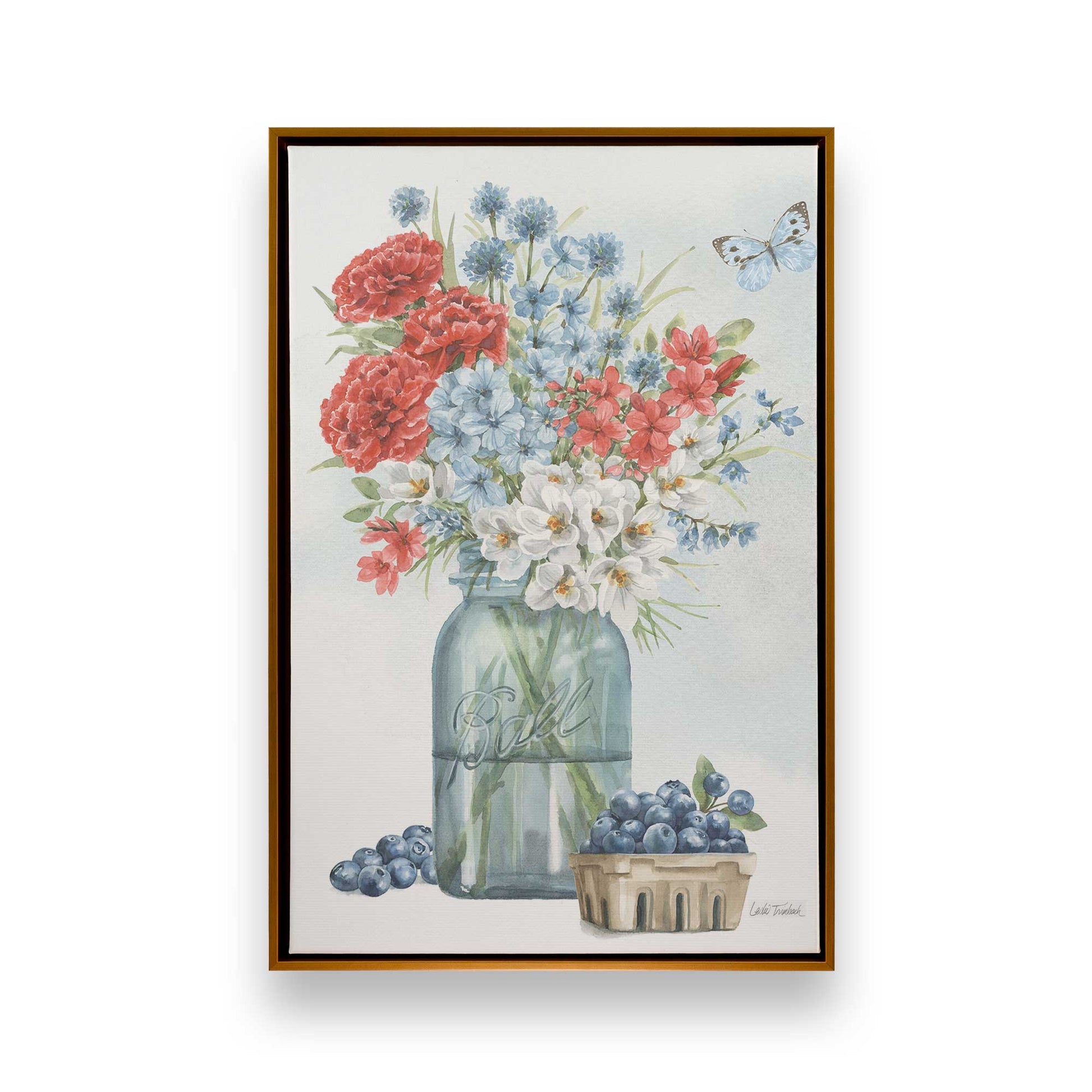 [Color:Polished Gold], Picture of art in a Polished Gold frame