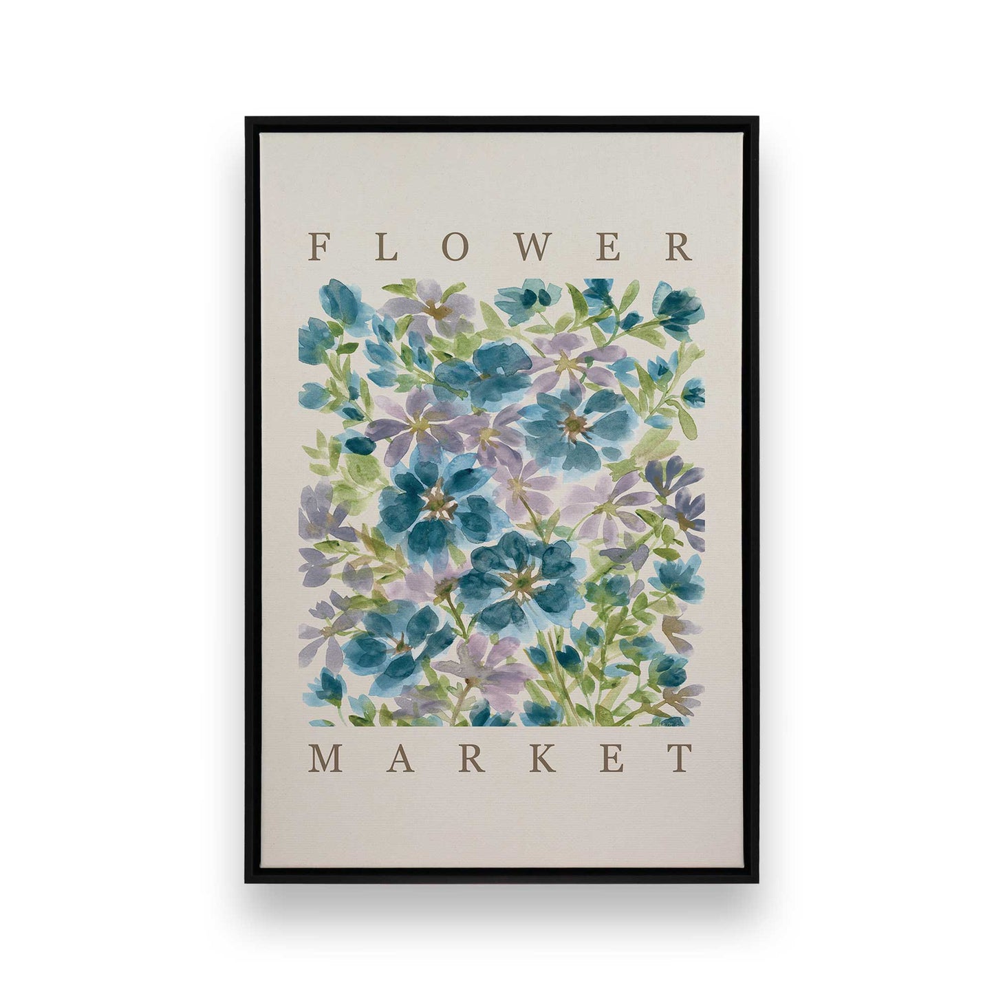 [Color:Satin Black], Picture of art in a Satin Black frame