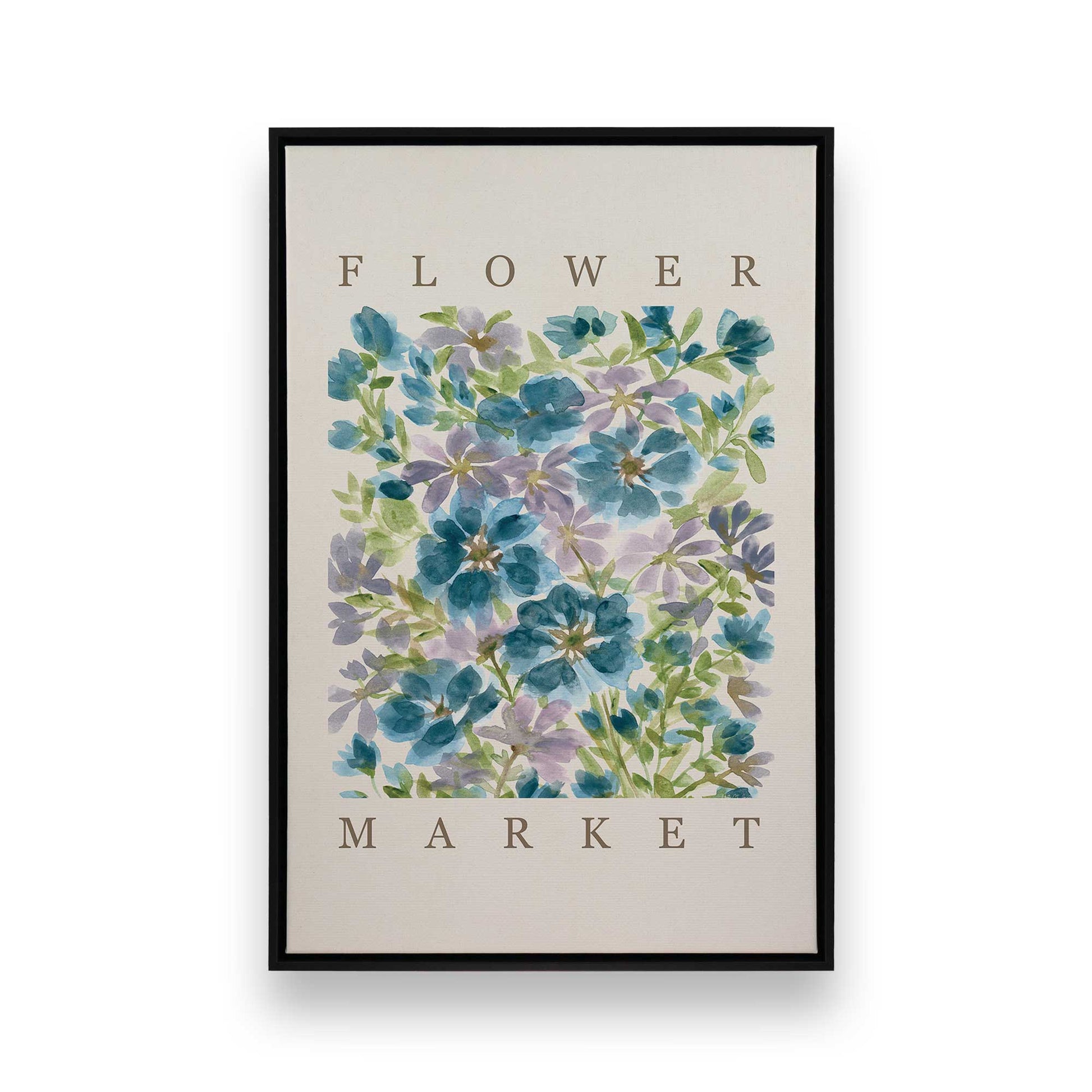 [Color:Satin Black], Picture of art in a Satin Black frame