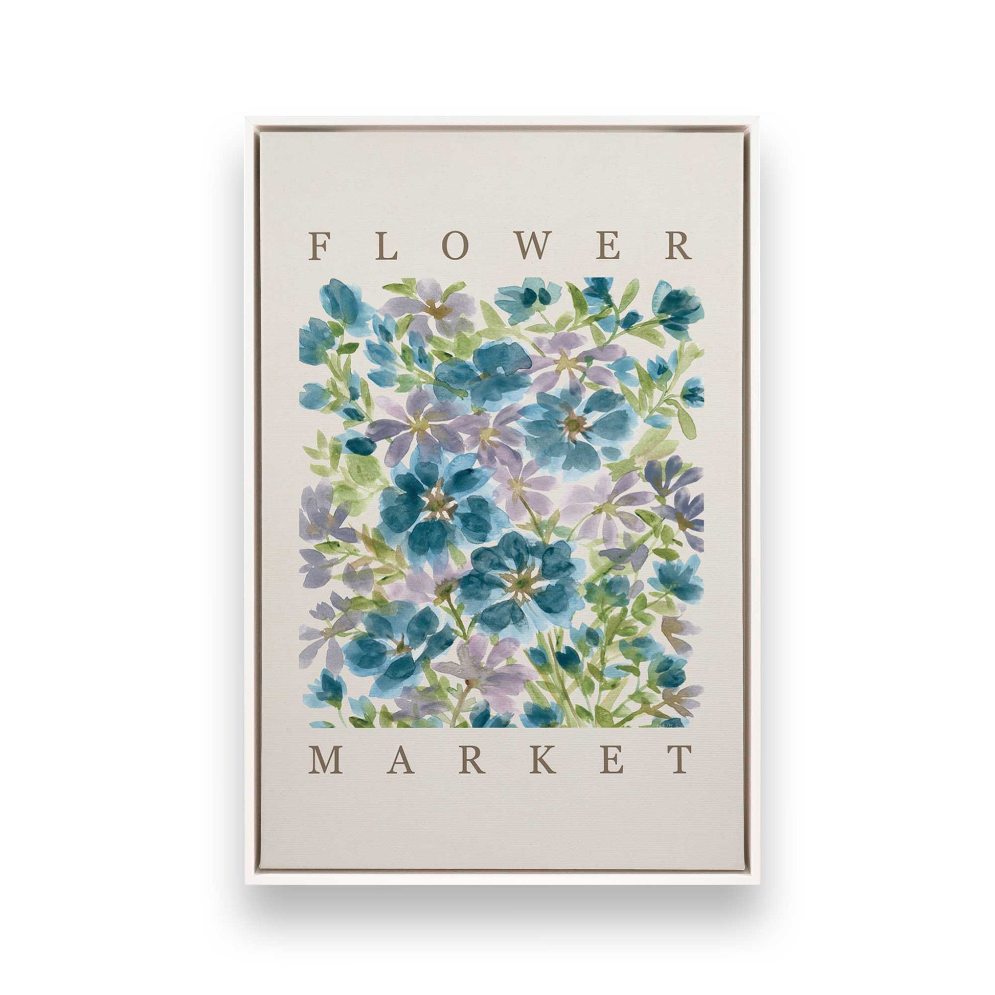 [Color:Opaque White], Picture of art in a White frame