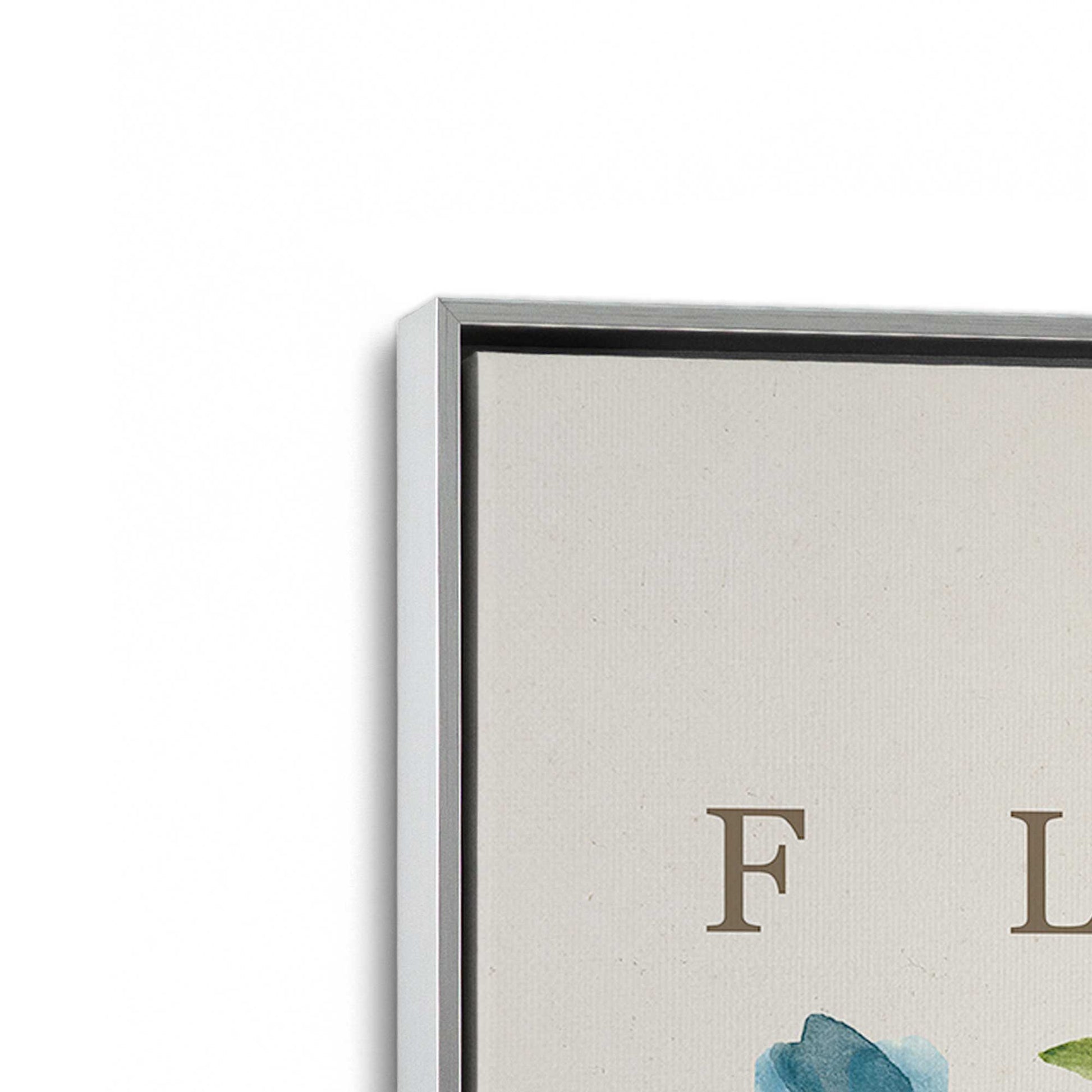 [Color:Polished Chrome], Picture of art in a Polished Chrome frame at an angle