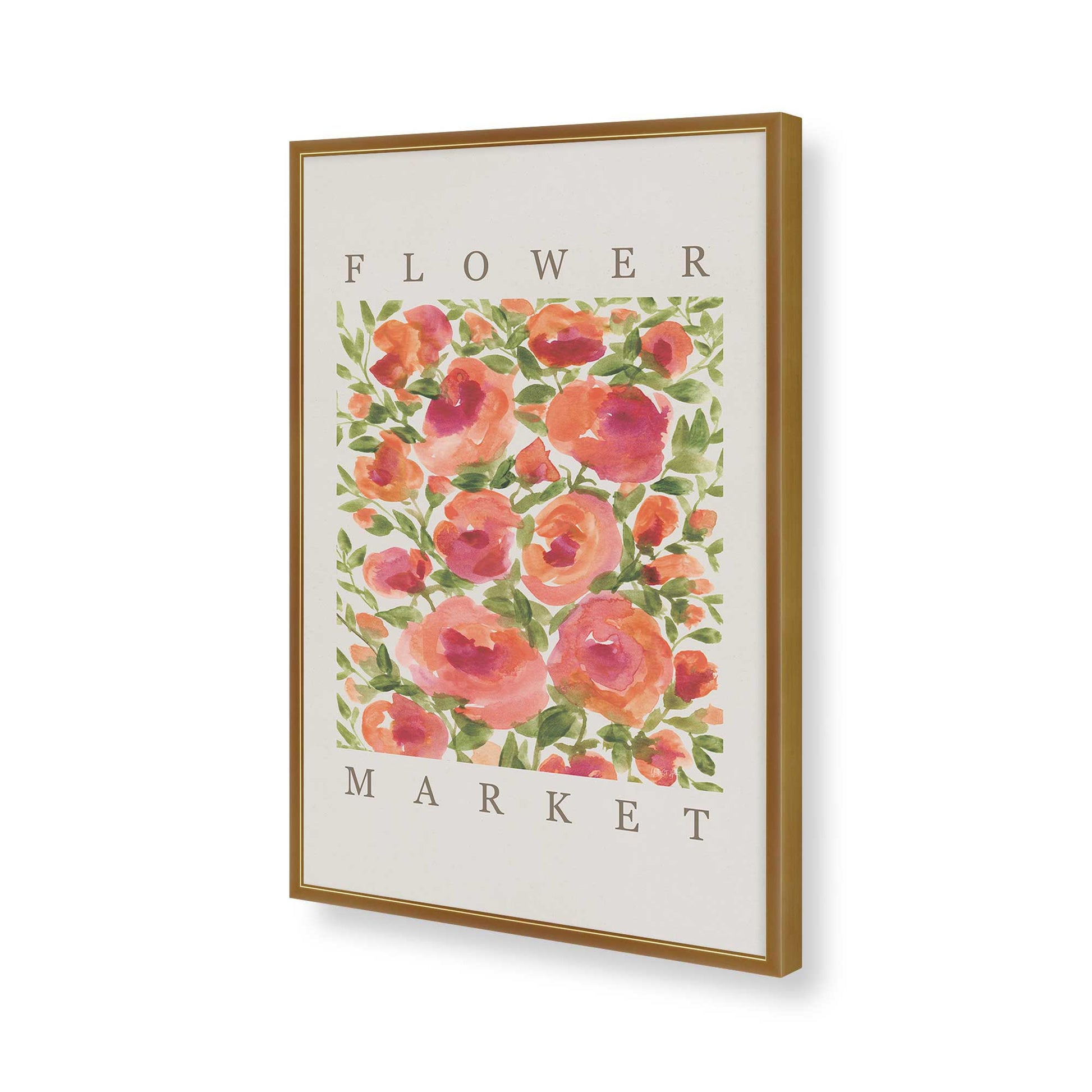 [Color:Polished Gold], Picture of art in a Polished Gold frame of the corner