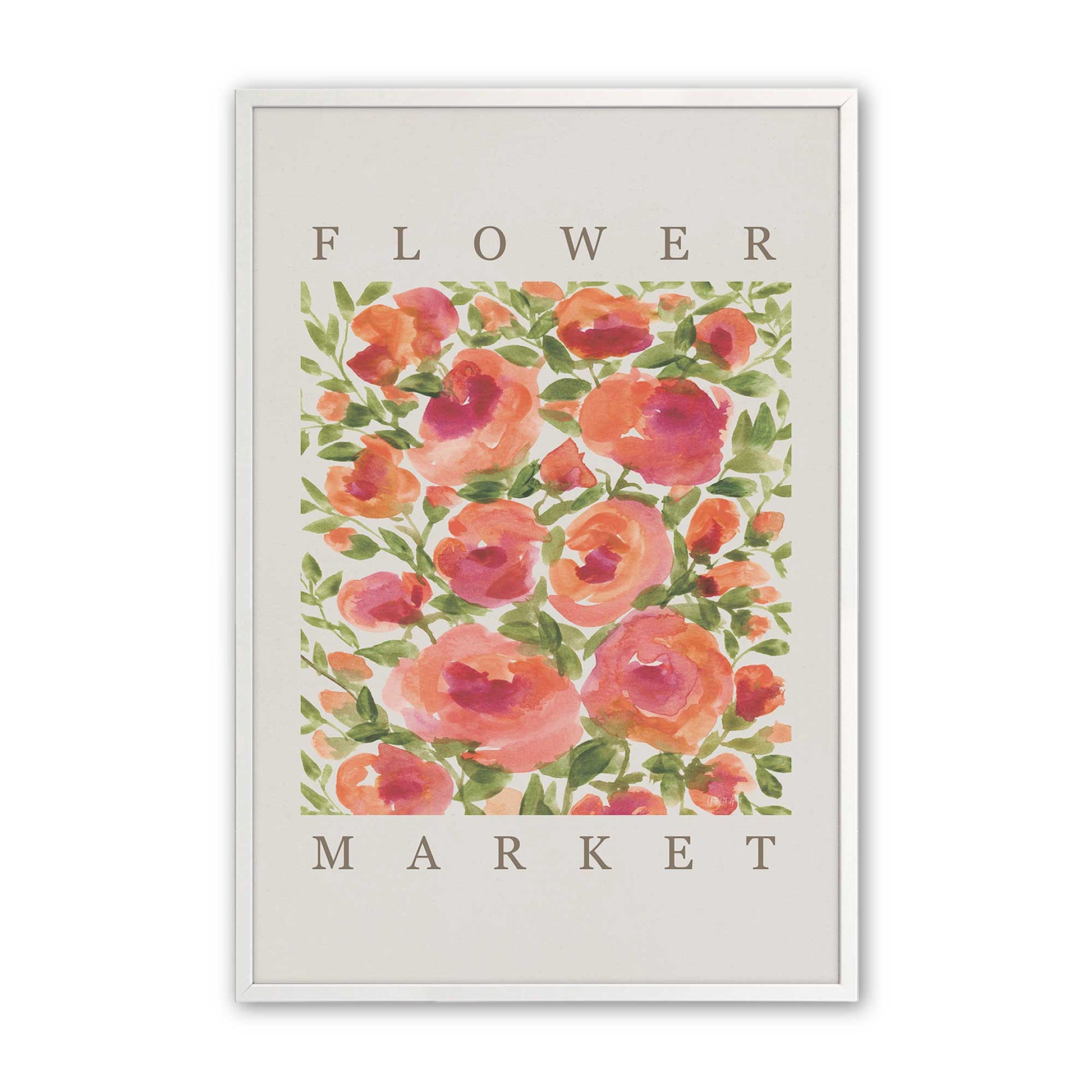 [Color:Opaque White], Picture of art in a Opaque White frame