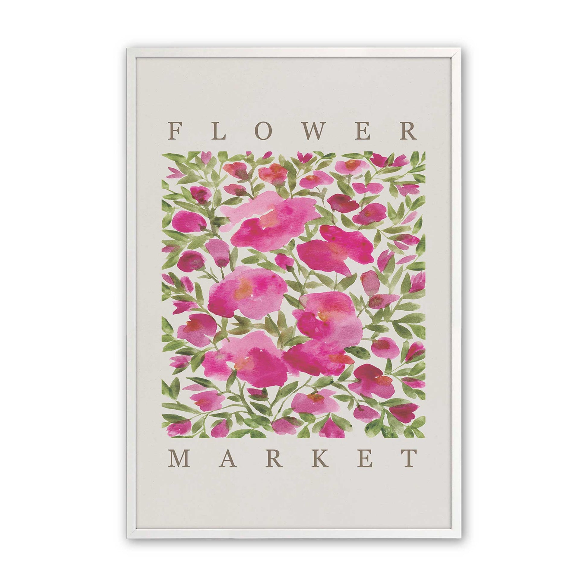 [Color:Opaque White], Picture of art in a Opaque White frame