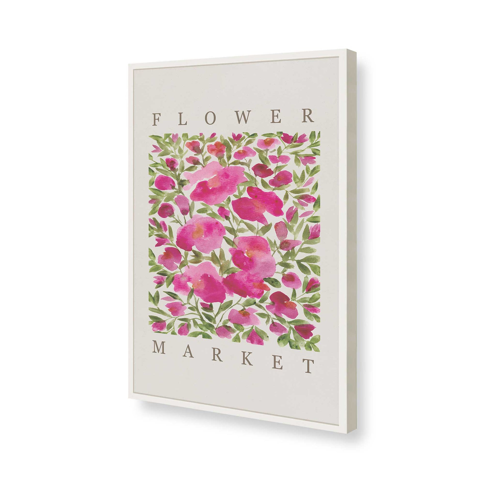 [Color:Opaque White], Picture of art in a Opaque White frame of the corner
