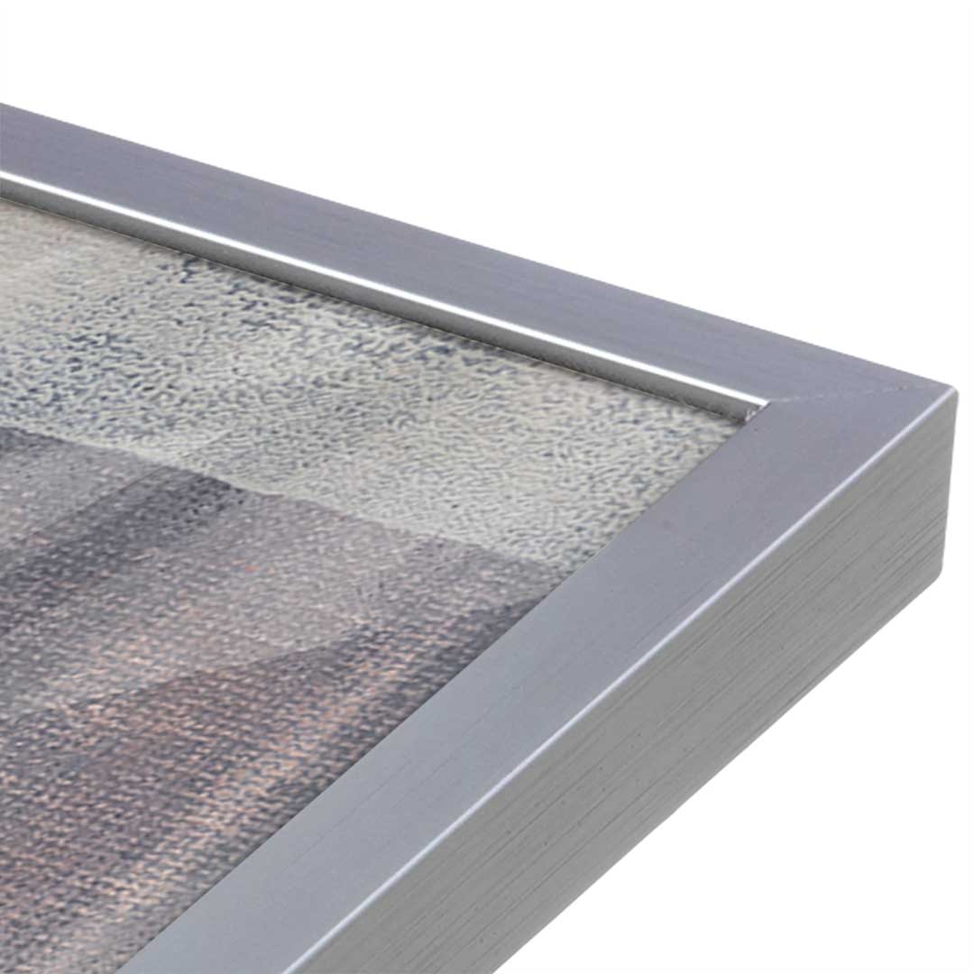 [Color:Polished Chrome], Picture of art in a Polished Chrome frame at an angle