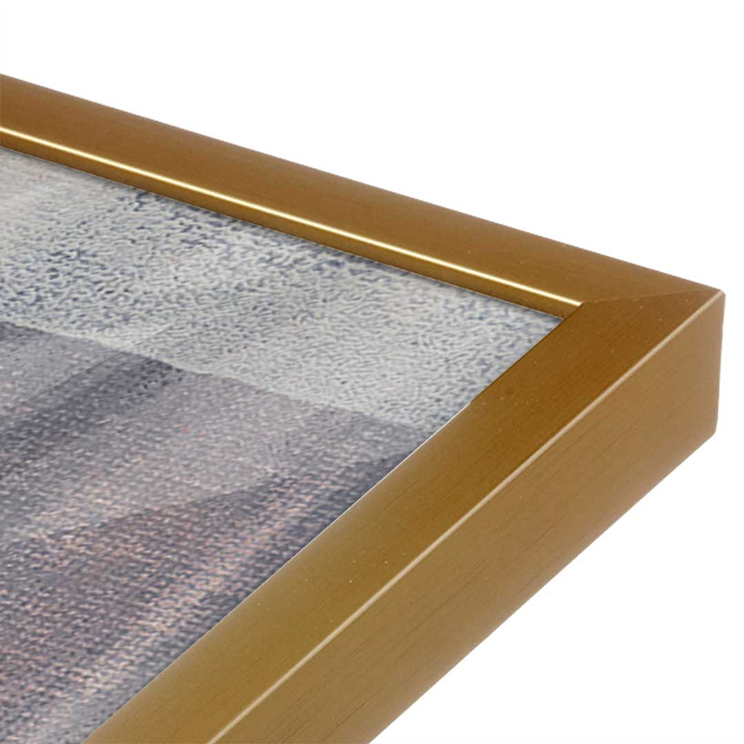 [Color:Polished Gold], Picture of art in a Polished Gold frame at an angle