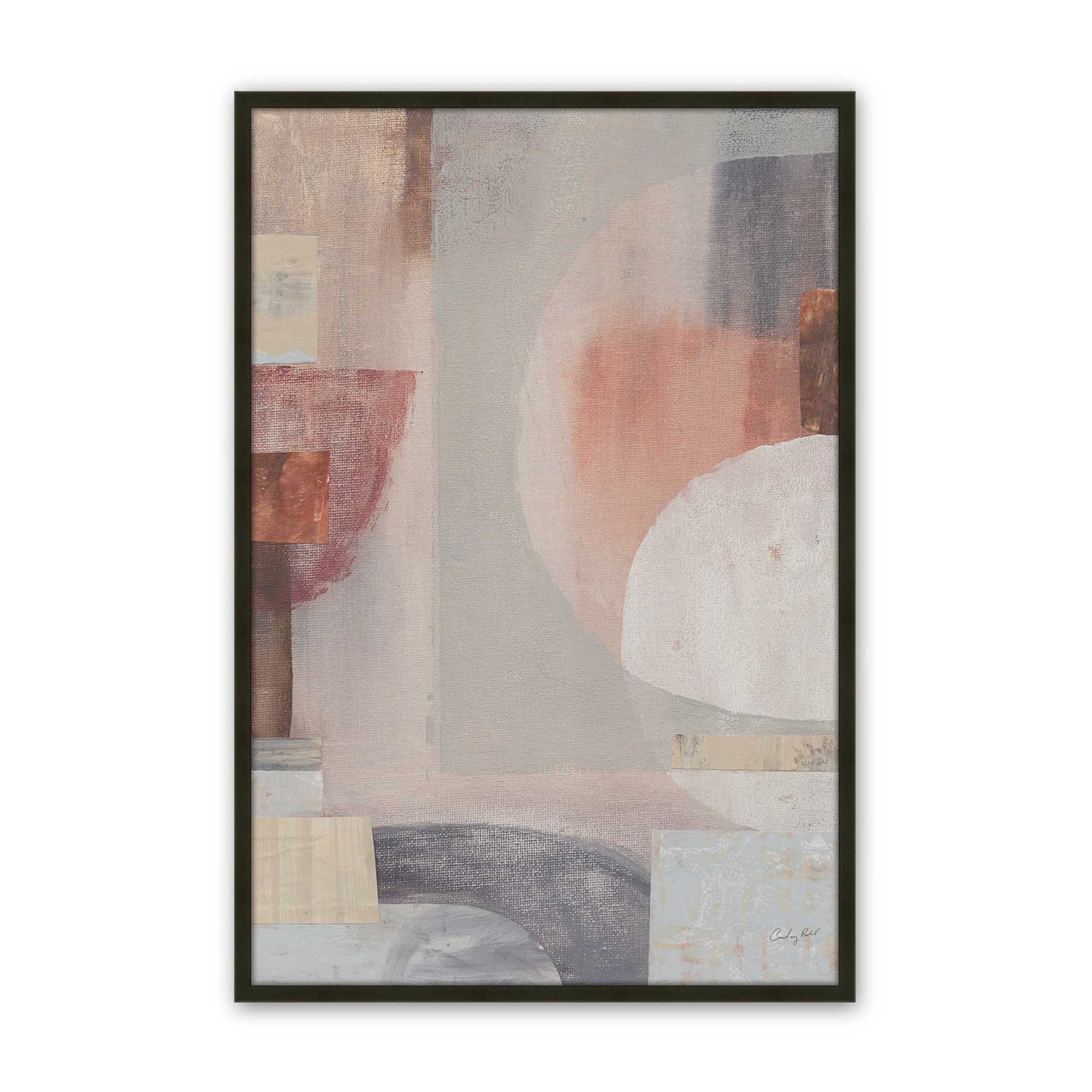 [Color:Satin Black], Picture of art in a Satin Black frame