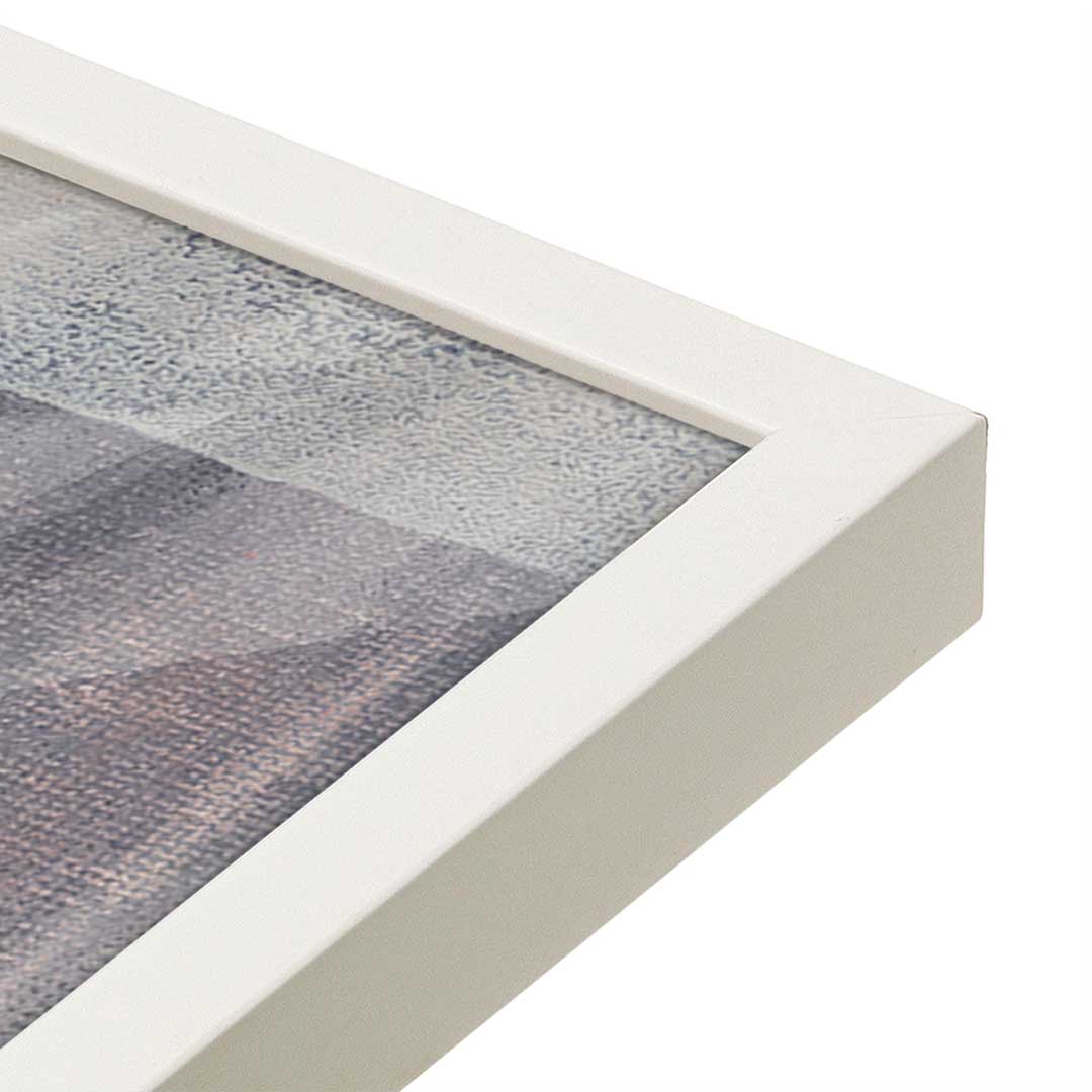 [Color:Opaque White], Picture of art in a Opaque White frame at an angle