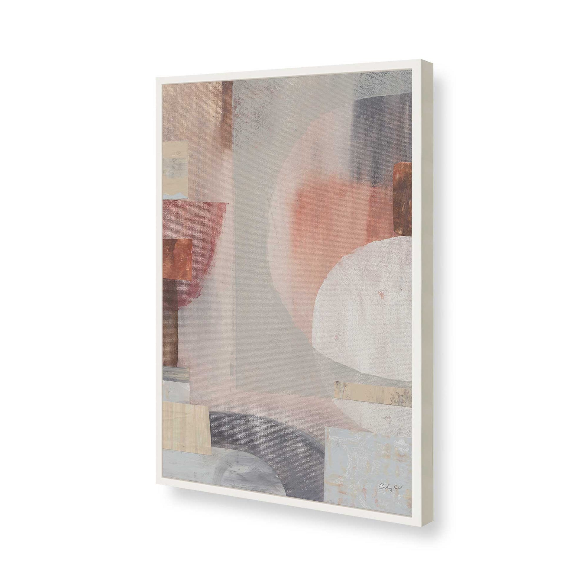 [Color:Opaque White], Picture of art in a Opaque White frame of the corner