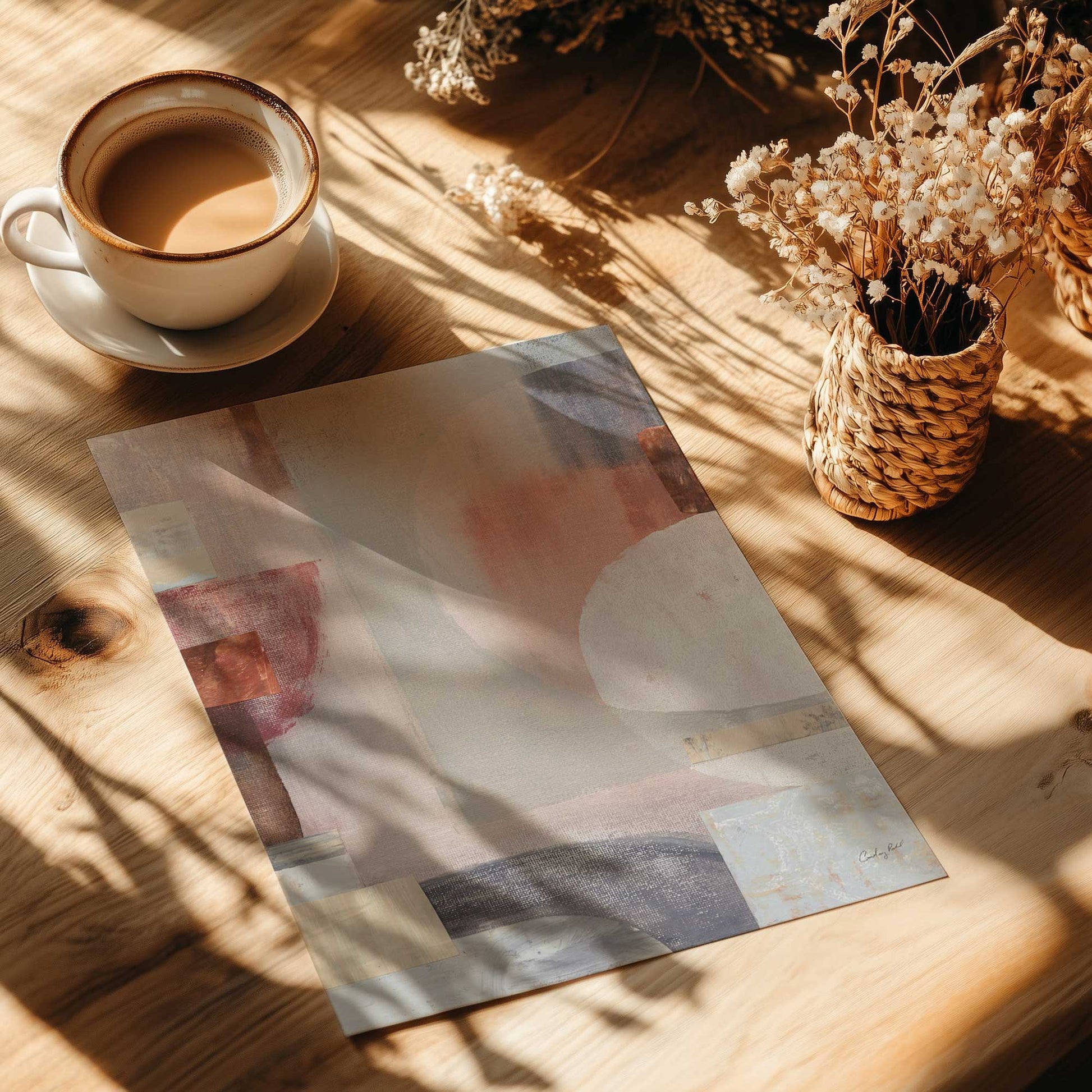 [Color:Rolled Print], Picture of close up of art