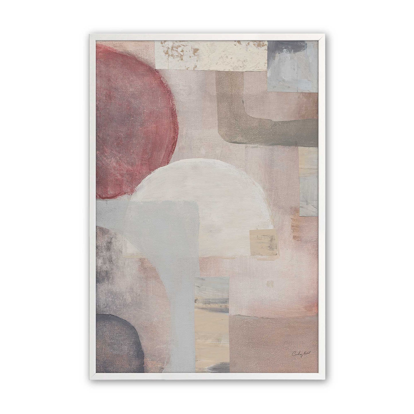 [Color:Opaque White], Picture of art in a Opaque White frame