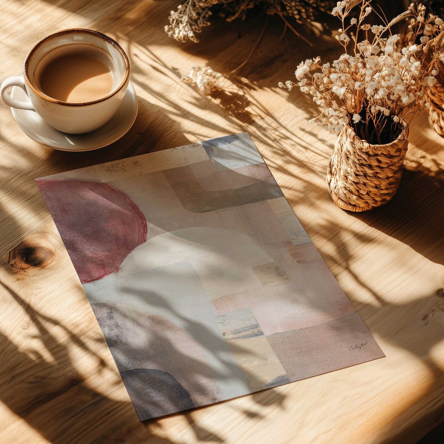 [Color:Rolled Print], Picture of close up of art