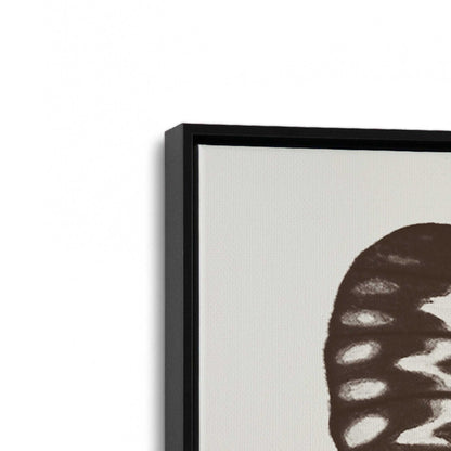 [Color:Satin Black], Picture of art in a Satin Black frame at an angle