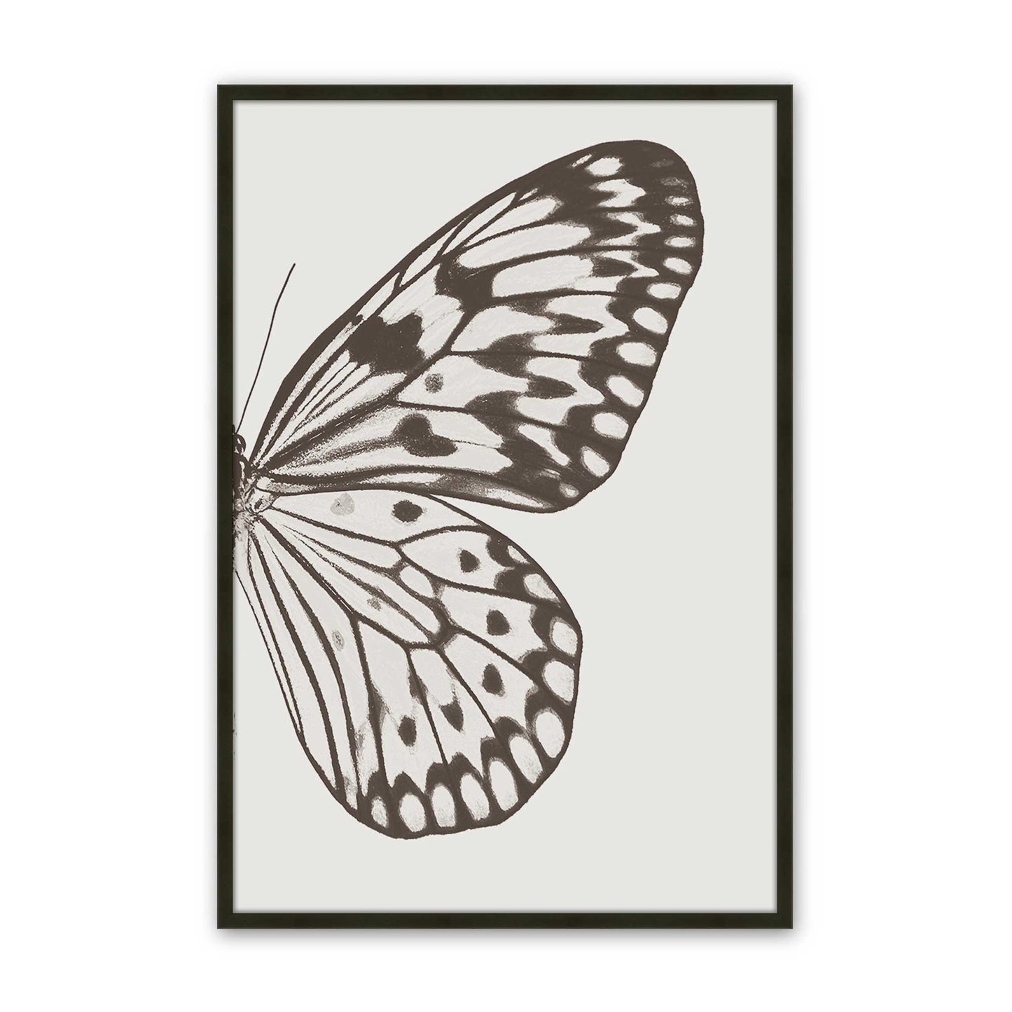[Color:Satin Black], Picture of art in a Satin Black frame