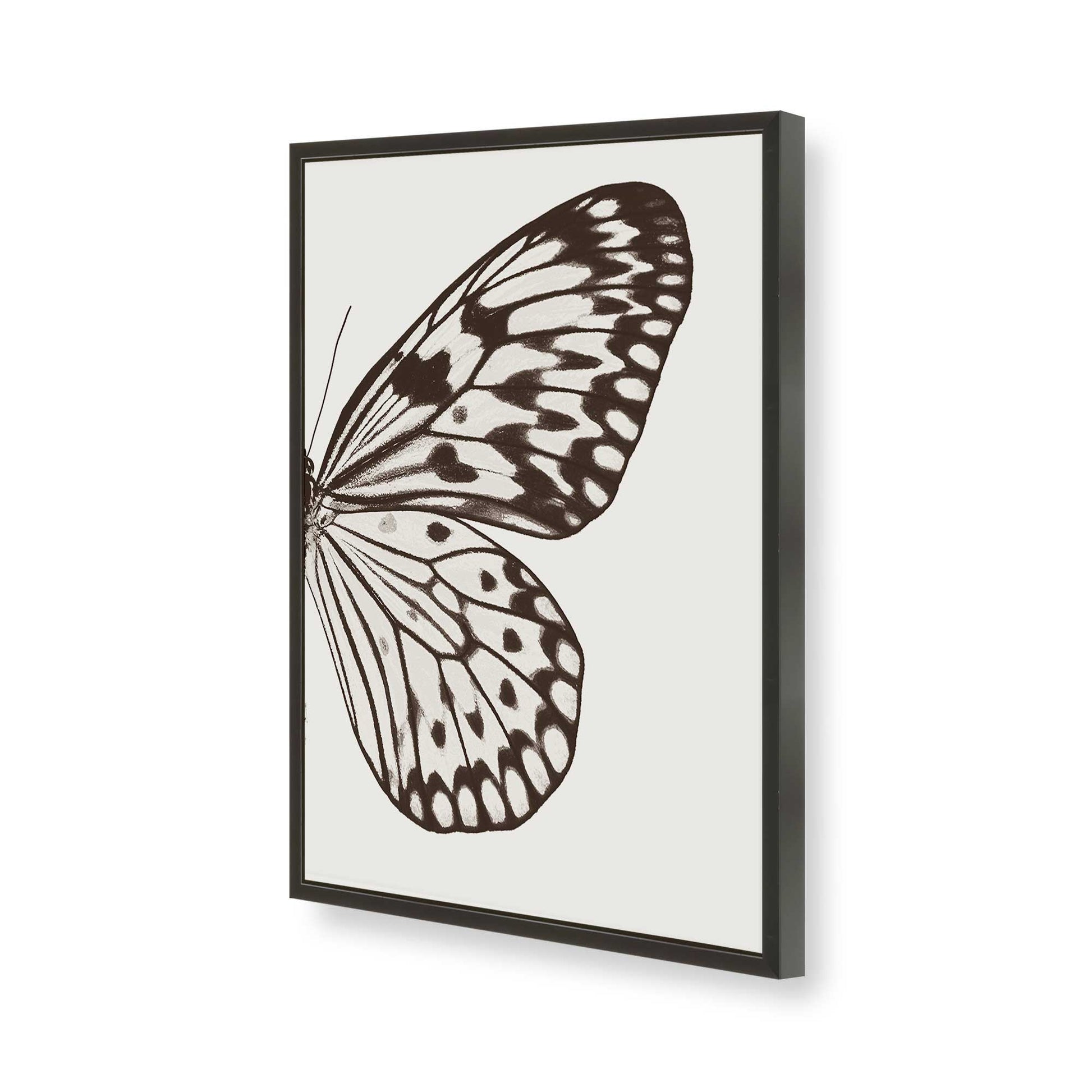 [Color:Satin Black], Picture of art in a Satin Black frame of the corner