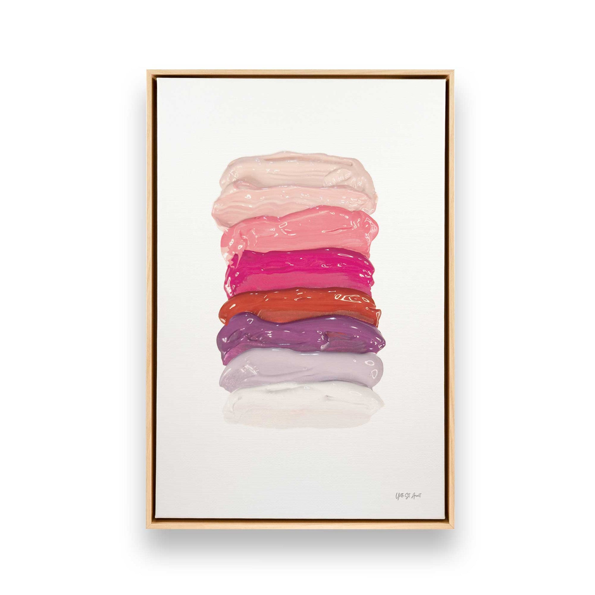 [Color:American Maple], Picture of art in a American Maple frame