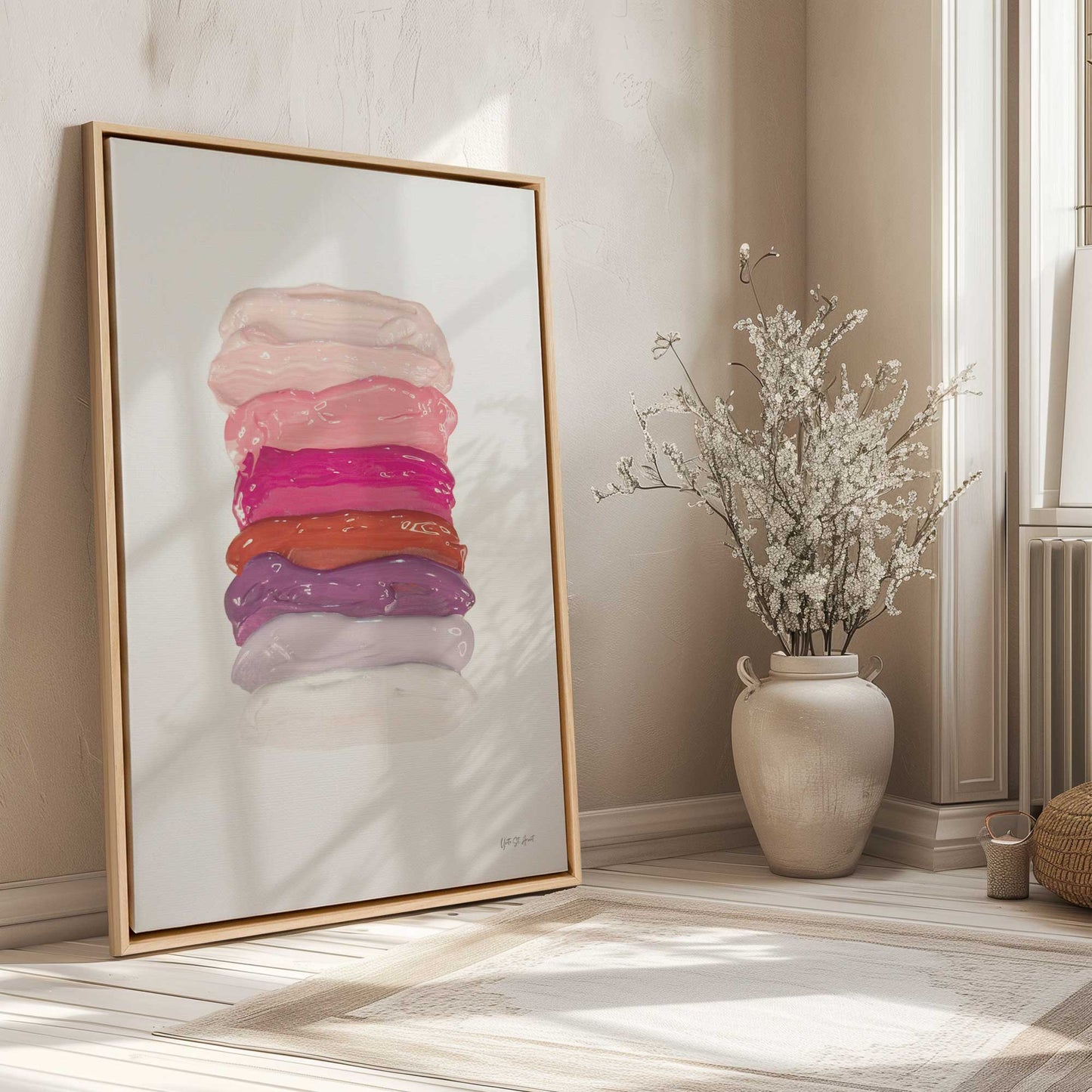 Picture of art in a room