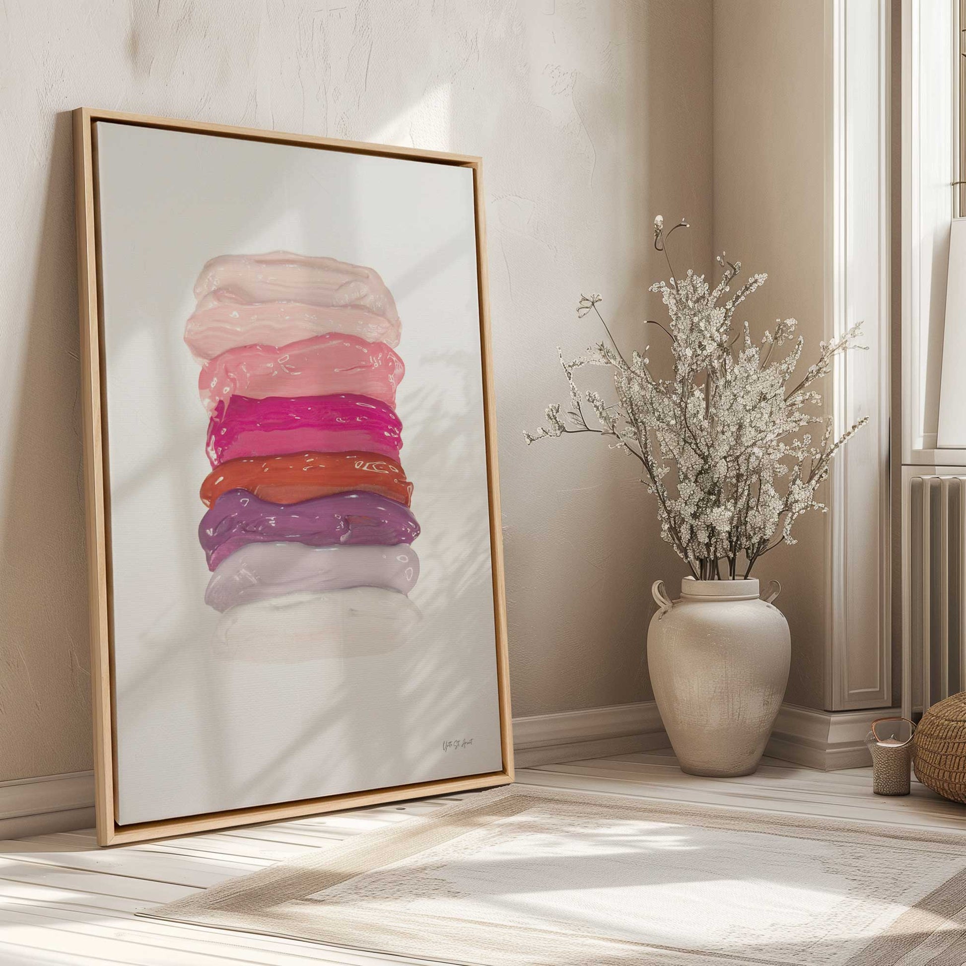 Picture of art in a room