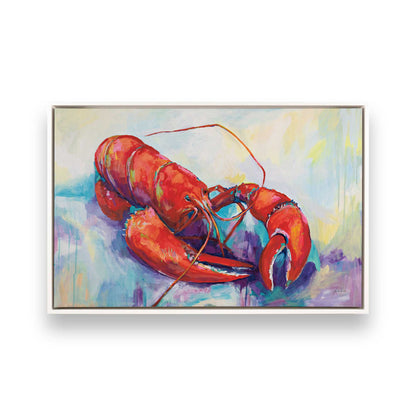 [Color:Opaque White], Picture of art in a White frame