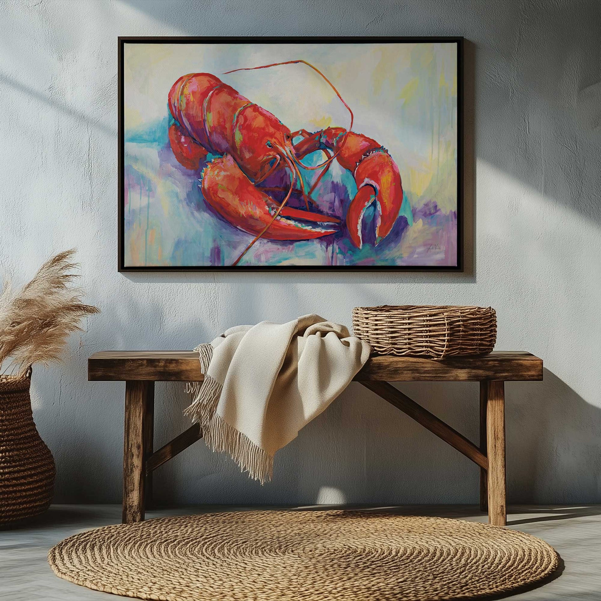 Picture of art in a room