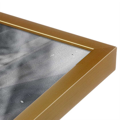 [Color:Polished Gold], Picture of art in a Polished Gold frame at an angle