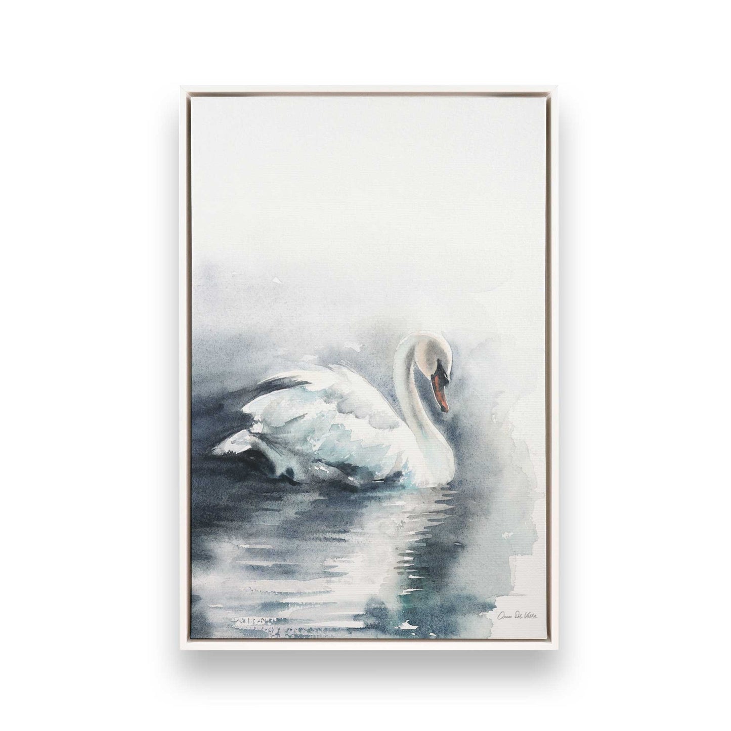 [Color:Opaque White], Picture of art in a White frame