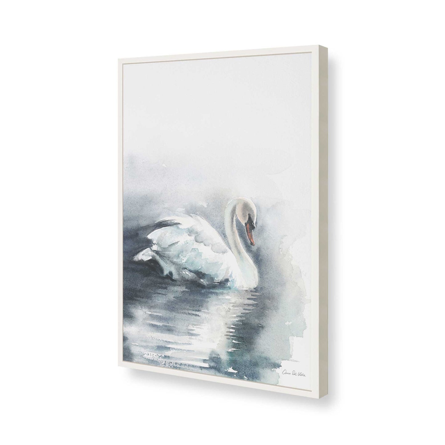 [Color:Opaque White], Picture of art in a Opaque White frame of the corner