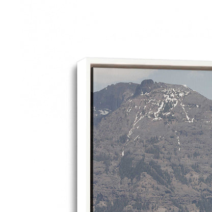 [Color:Opaque White], Picture of art in a White frame at an angle